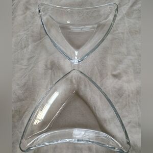 Vtg Set Of 2 Walther German Triangle Dishes